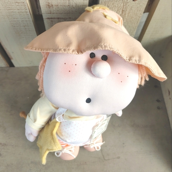 Vintage Fabrizio Bumpkin Bunch Witchy Boo Cloth Doll 1984 Unique Whimsical Doll - Picture 4 of 12